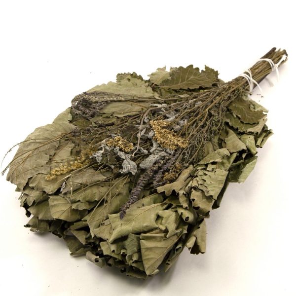 Веник дубовый "Травяной" (9 трав). БАННАЯ ЛИНИЯ — изображение 2