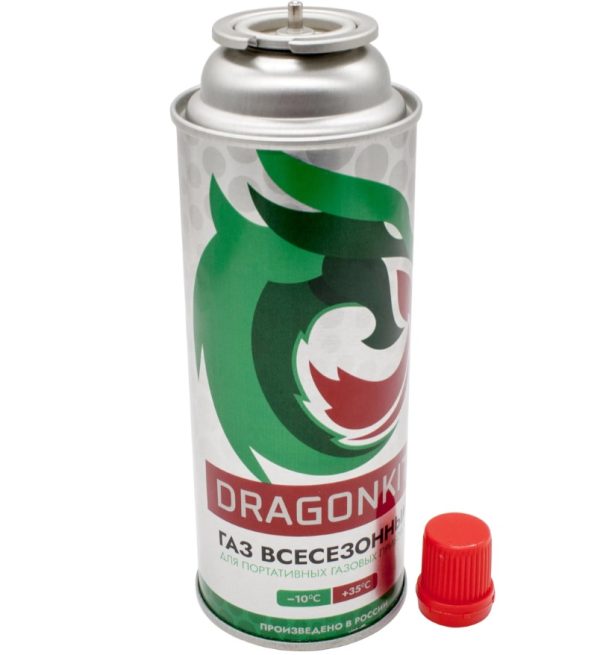 Баллон одноразовый туристический DRAGONKIT (Газ 220 гр.)