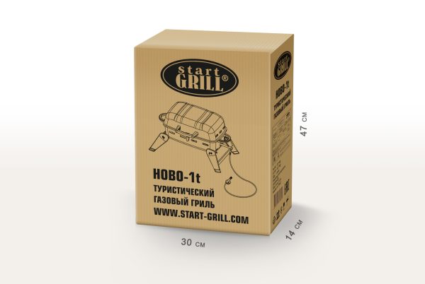 КОМПАКТНЫЙ ПОХОДНЫЙ ГАЗОВЫЙ ГРИЛЬ HOBO-1T, Start Grill — изображение 13