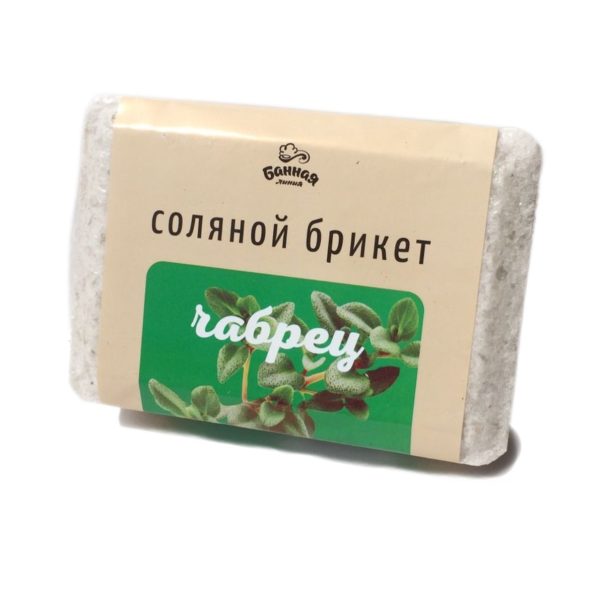 Соляной брикет "Чабрец" 1,2кг. БАННАЯ ЛИНИЯ — изображение 2