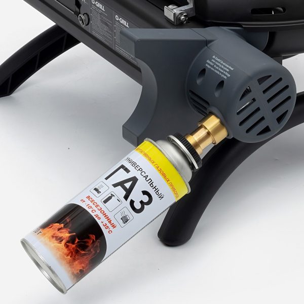 Газовый гриль O-GRILL 500MT black + адаптер А — изображение 6