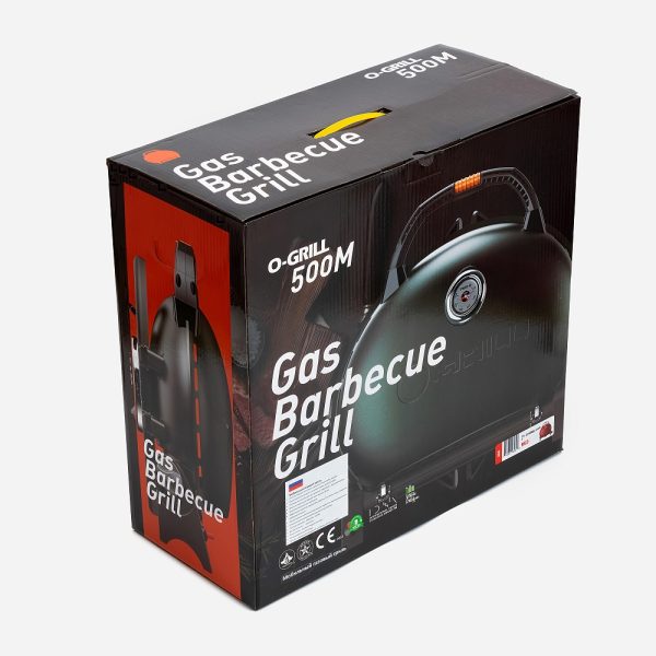 Газовый гриль O-GRILL 500MT bicolor black-red + адаптер А — изображение 15