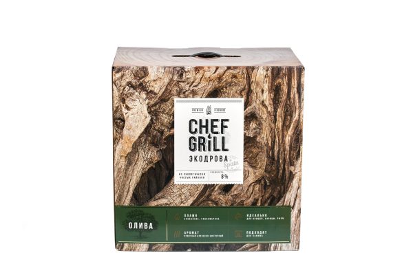 Дрова Олива CHEF GRILL 8кг