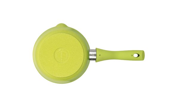 Ковш 1,5л с носиком, со съемной ручкой, стекл. крышкой, линия "Trendy style"(Lime) KUKMARA — изображение 3
