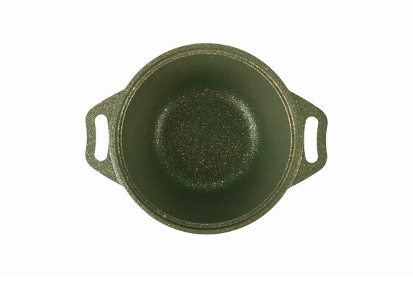Кастрюля 2л со стеклянной крышкой, АП линия "Trendy style" (Malachite) — изображение 3