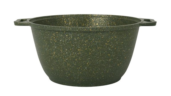 Кастрюля 4л со стеклянной крышкой, линия "Trendy style" (Malachite) KUKMARA — изображение 2