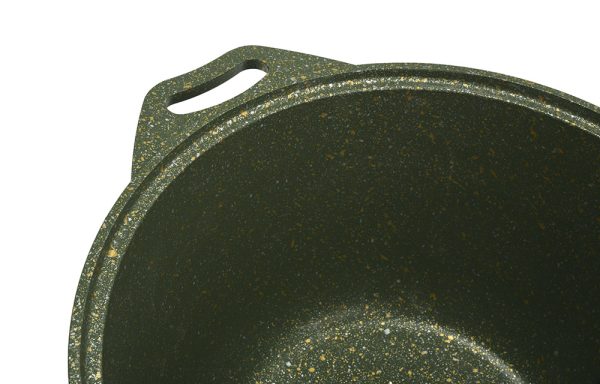 Кастрюля 4л со стеклянной крышкой, линия "Trendy style" (Malachite) KUKMARA — изображение 3