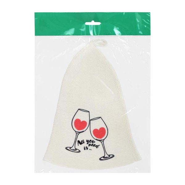 Шапка Аll you need is wine "Банные штучки" — изображение 2