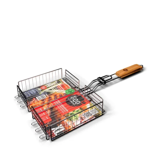 Решетка барбекю глубокая 800 Degrees Barbecue Grill Basket Size XL — изображение 4