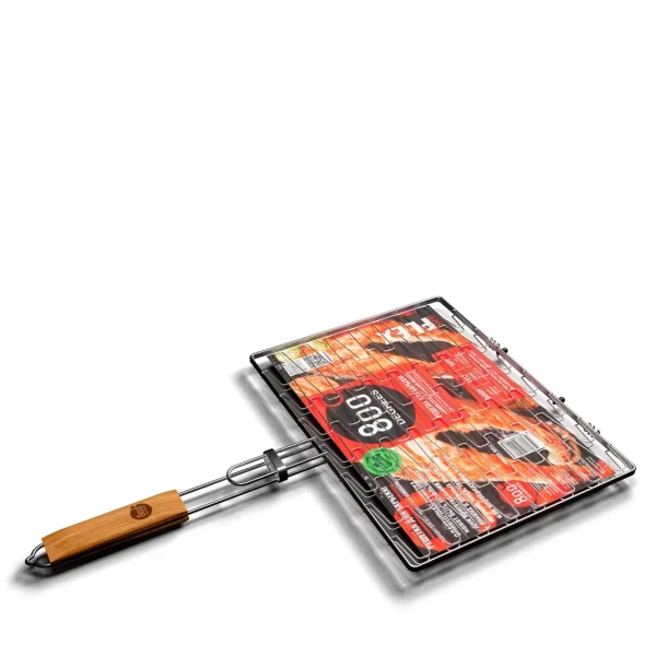 Решетка барбекю эластичная 800 Degrees Barbecue Grill Flex Basket — изображение 3