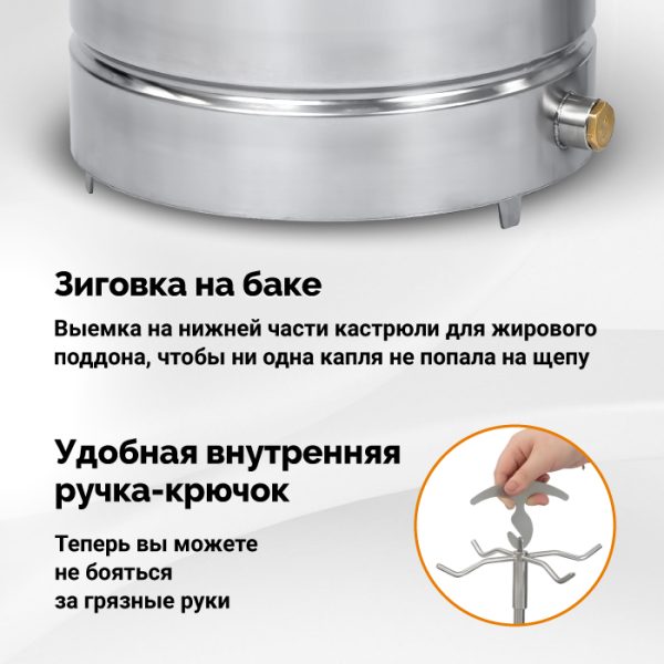 Коптильня Hanhi 4, 20 л — изображение 11