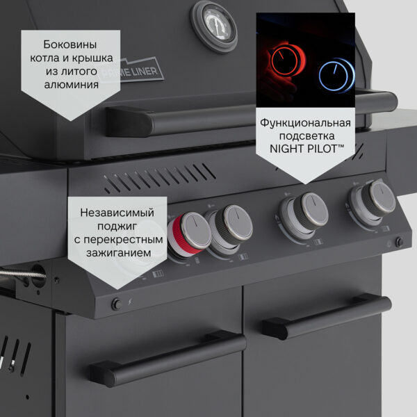 Газовый гриль PRIMELINER G class 4B — изображение 5
