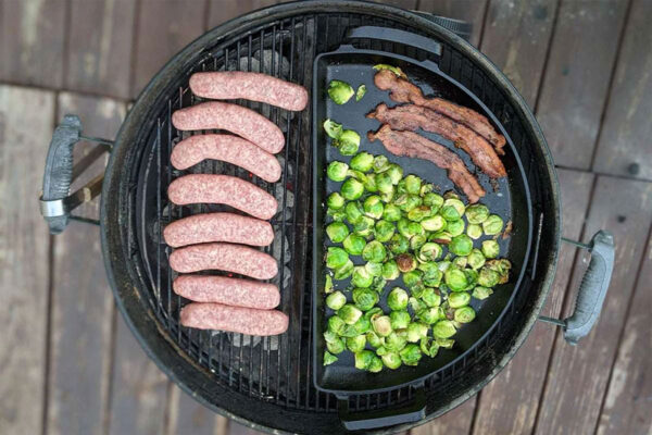 Чугунный поддон Drip ‘N Griddle Cast Iron для корзины SnS 47 см — изображение 2