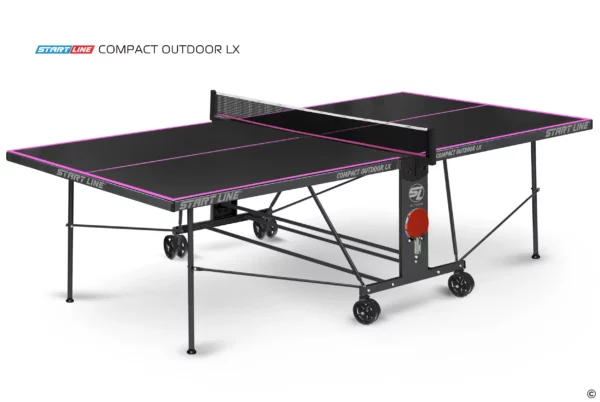 Стол теннисный Compact-2 LX Всепогодный Black