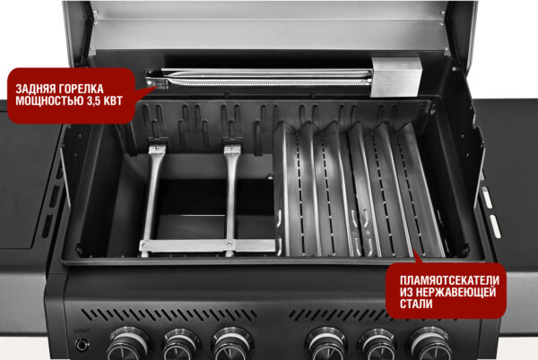 Газовый гриль Chimera Elite 4+2 горелки Start Grill — изображение 16