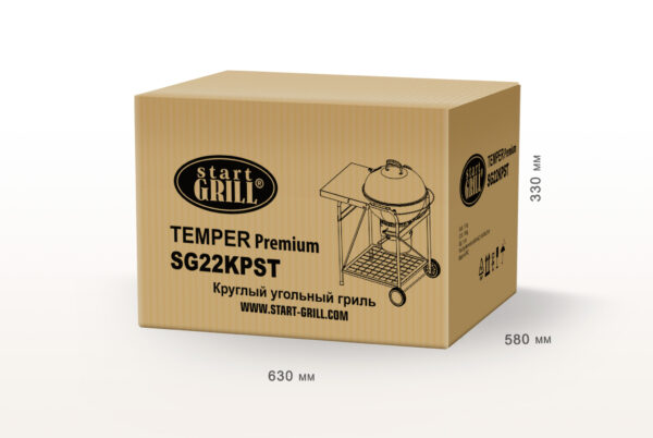 Угольный гриль TEMPER PREMIUM Start Grill — изображение 13