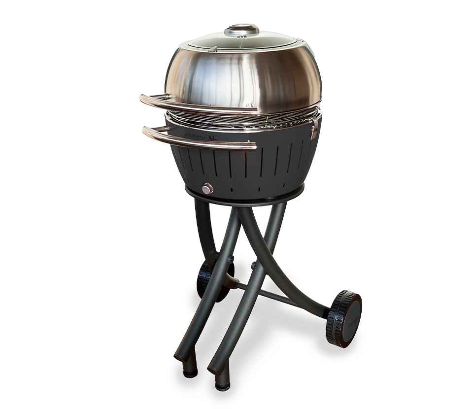 LotusGrill XL Garden-Set Anthracite Grey
